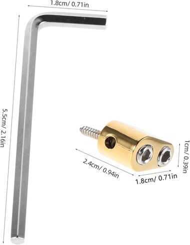 Guitar Luthier Tools Headless Bass Guitar String Lock Bridge Saddles String Locks in Saudi Arabia