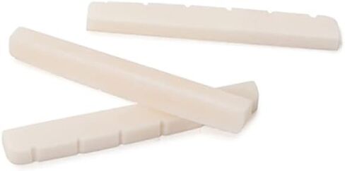 BESPORTBLE 3pcs Slotted Bone Guitar Nuts for Bass Guitar Replacement Durable Natural Bone Parts Easy Installation Optimal Tonal Link in Saudi Arabia