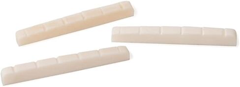 BESPORTBLE 3pcs Slotted Bone Guitar Nuts for Bass Guitar Replacement Durable Natural Bone Parts Easy Installation Optimal Tonal Link in Saudi Arabia