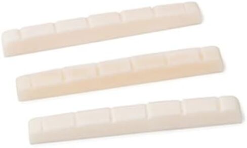 BESPORTBLE 3pcs Slotted Bone Guitar Nuts for Bass Guitar Replacement Durable Natural Bone Parts Easy Installation Optimal Tonal Link in Saudi Arabia