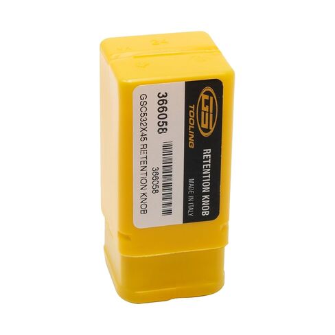 مقبض الاحتفاظ GSC532X45 CAT40 - خيط قضيب السحب 5/8x11، نصف قطر زاوية 45 درجة، سمك الحافة 0.236 بوصة، قطر المقبض 0.590 بوصة لحمل الأدوات الدقيقة in Saudi Arabia