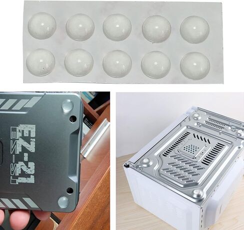 Keyboard Foot Pad Cabinet Door Bumpers 8mm Diameter Clear Adhesive Pads for Drawers Glass Tops Cutting Boards Furniture Keyboard Pad in Kuwait