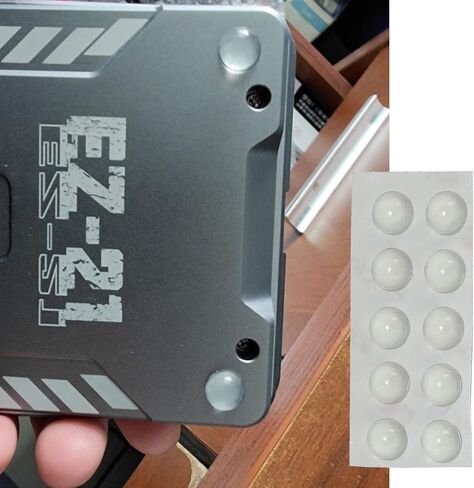 Keyboard Foot Pad Cabinet Door Bumpers 8mm Diameter Clear Adhesive Pads for Drawers Glass Tops Cutting Boards Furniture Keyboard Pad in Kuwait