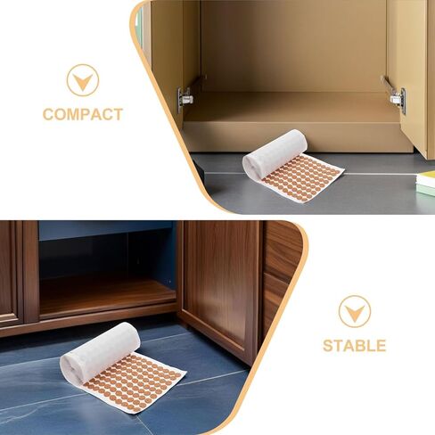 Mikinona 2000pcs Adhesive Protector Pads - 0.39" Cabinet Door Drawer Bumpers - Small Surface Cork Pads for Coaster Plants Crafts Drawer Table Kitchen Furniture in Saudi Arabia