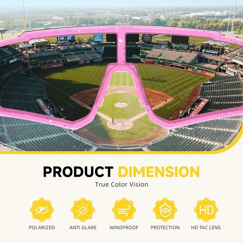 Kids Polarized Sunglasses for Boys & Girls, Youth Baseball Softball Cycling Sports Sunglasses UV Protection Ages 3-12 in Saudi Arabia