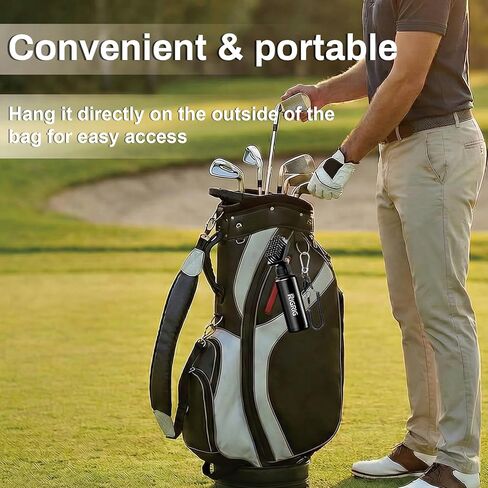 Golf Club Cleaner Brush Sets with Golf Groove Sharpener Tool and Golf Towel, Golf Club Brush and Ball Cleaner with 4oz Water Bottle and Magnetic Clip, Golf Accessories Cleaner kits for Golf Lovers in Kuwait