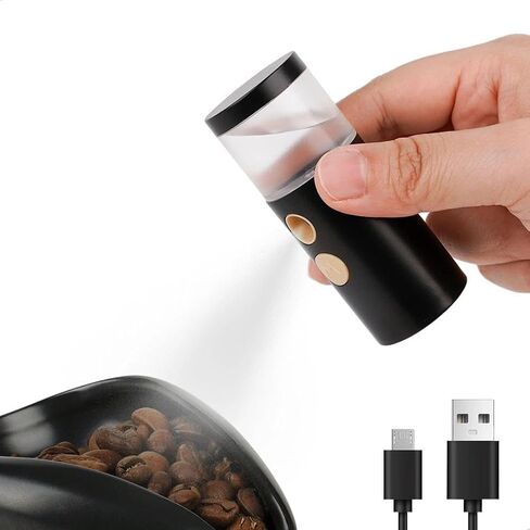 watchget 20ml Cylindrical Coffee Bean Atomizer Rdt Sprayer for Reducing Coffee Powder Static, Portable Electric Nano-Atomizer Rechargeable Espresso Sprayer, Black in Kuwait
