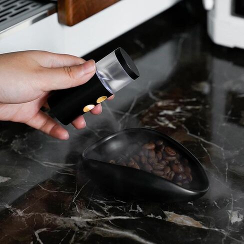 watchget 20ml Cylindrical Coffee Bean Atomizer Rdt Sprayer for Reducing Coffee Powder Static, Portable Electric Nano-Atomizer Rechargeable Espresso Sprayer, Black in Kuwait