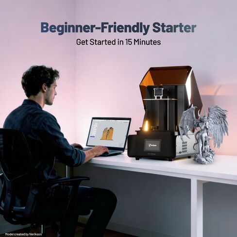 طابعة Reflex RS الراتنج ثلاثية الأبعاد بحجم بناء كبير يبلغ 8.74 × 4.8 × 8.98 بوصة، مما يوفر دقة عالية تبلغ ± 15 ميكرومتر وسرعة عالية تبلغ 4.5 ثانية/طبقة، وتتميز بمحور Z صناعي C5 وتسوية تلقائية in Kuwait