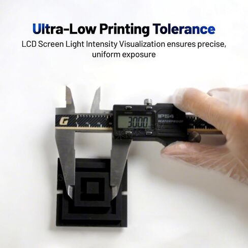 طابعة Reflex RS الراتنج ثلاثية الأبعاد بحجم بناء كبير يبلغ 8.74 × 4.8 × 8.98 بوصة، مما يوفر دقة عالية تبلغ ± 15 ميكرومتر وسرعة عالية تبلغ 4.5 ثانية/طبقة، وتتميز بمحور Z صناعي C5 وتسوية تلقائية in Kuwait