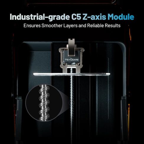 طابعة Reflex RS الراتنج ثلاثية الأبعاد بحجم بناء كبير يبلغ 8.74 × 4.8 × 8.98 بوصة، مما يوفر دقة عالية تبلغ ± 15 ميكرومتر وسرعة عالية تبلغ 4.5 ثانية/طبقة، وتتميز بمحور Z صناعي C5 وتسوية تلقائية in Kuwait
