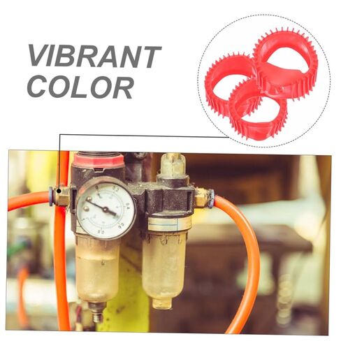 OUNONA 5pcs Oxygen Acetylene Gauge Covers Silicone Protector for Pressure Gauge Boot Vibrant in Saudi Arabia
