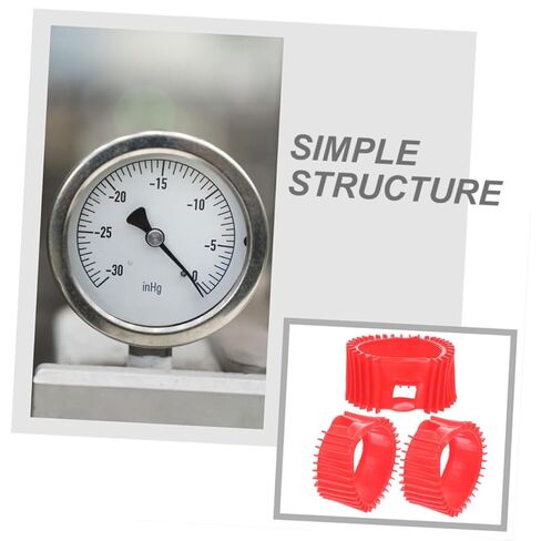 OUNONA 5pcs Oxygen Acetylene Gauge Covers Silicone Protector for Pressure Gauge Boot Vibrant in Saudi Arabia