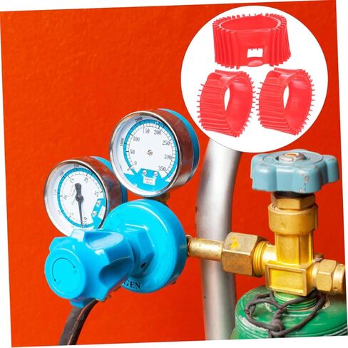 OUNONA 5pcs Oxygen Acetylene Gauge Covers Silicone Protector for Pressure Gauge Boot Vibrant in Saudi Arabia