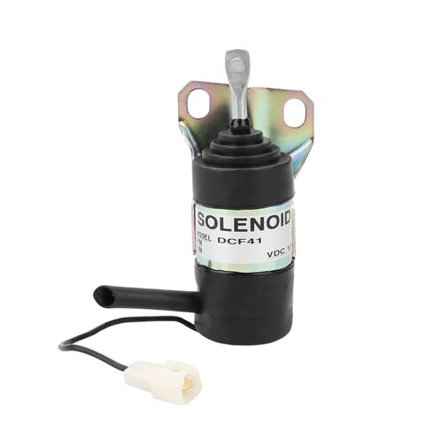 12V Fuel Shut Off Solenoid Compatible with Kubota D905 D1005 D1105 V1205 V1305 V1505 V1505T B1700D B1700E B1700HSD B1700HSE Replacement for 16616-60010 17454-60010 17594-60014 SA-4569T in Saudi Arabia