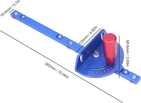 Acouto High Performance Miter for Table Saw, Accurate Woodworking Tool with Beveling Accuracy & Aluminum Alloy in Saudi Arabia