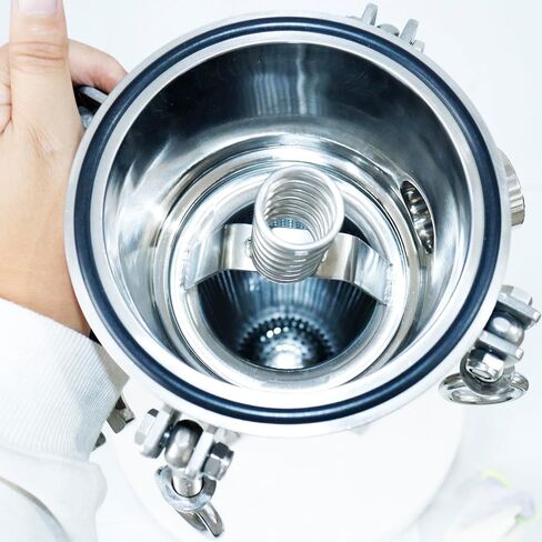 كيس مرشح الإسكان 304 كيس الفولاذ المقاوم للصدأ معدات تنقية فلتر المياه 1.2 قدم مربع منطقة الترشيح 1 بوصة NPT مدخل ومخرج اتصالات in Kuwait