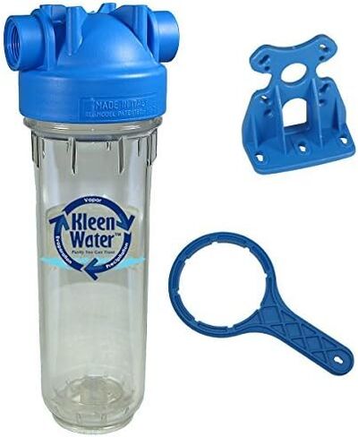 فلتر مياه للمنزل بالكامل أو تحت الحوض، نظام تصفية المياه KleenWater KW2510HT، مبيت 2.5 × 10 بوصة، دعامة ومفتاح ربط (2) in Kuwait