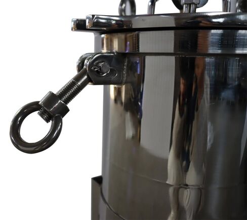 #1 Bag Filter Housing 304 Stainless Steel Filter Solid-Liquid Separation Tool 120PSI Industrial Sock Filter 2" Fnpt in/Out Bag Water Filter Purification Equipment in Saudi Arabia
