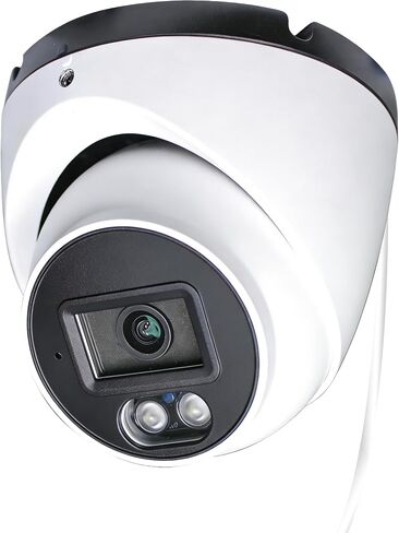 Sinis 8MP 4K Security Analog Dome Camera,TVI/AHD/CVI/960H, 100ft IR Night Vision, IP67 Outdoor Weatherproof, 2.8mm Fixed Lens, White Bullet Camera in Kuwait