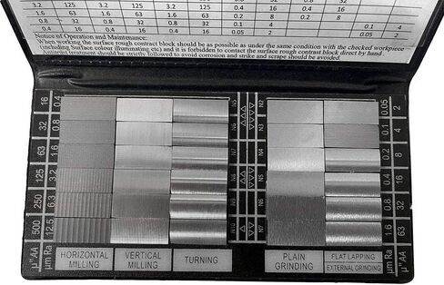 Specimen Surface Roughness Comparator Composite Pocket Set Gauge 30 Pc in Saudi Arabia