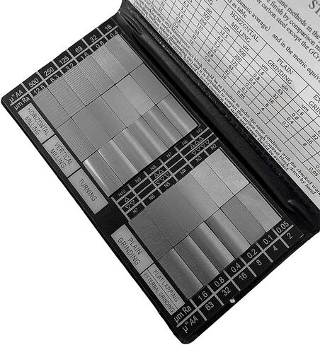 Specimen Surface Roughness Comparator Composite Pocket Set Gauge 30 Pc in Saudi Arabia