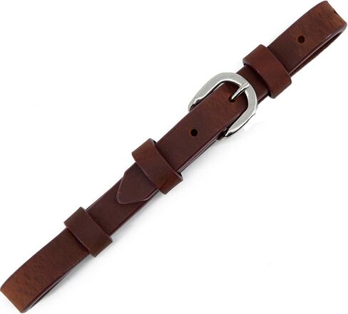 Premium Leather Curb Strap with Stainless Steel Buckle in Kuwait
