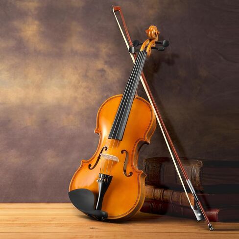 Ktaxon Full Size Violin, 1/8 Acoustic Violin with Portable Case, Finger Guide Sticker, Polishing Cloth,Mute, Extra Set Violin String, Shoulder Rest, Rosin and Bow in Saudi Arabia