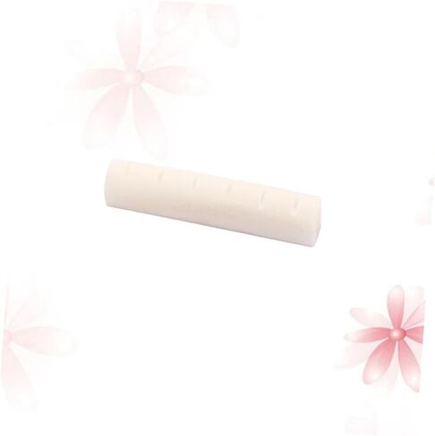 5pcs Slotted Bass Guitar Bone Nuts for Instrument Replacement Natural Oxen Bone Material Easy Installation Lightweight Accessory for Guitar and Bass Use in Saudi Arabia
