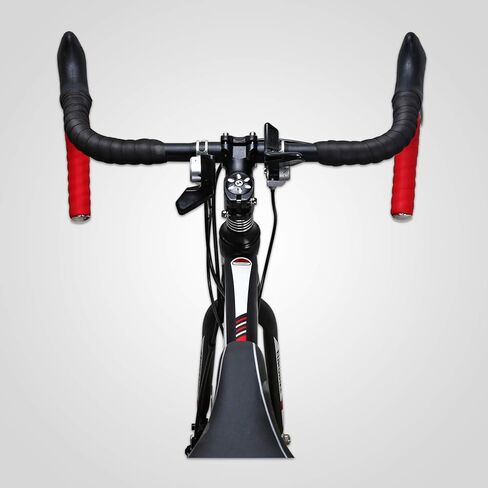 EUROBIKE YH-XC550 Road Bike for Men 54cm Frame Bicycle 700C Wheels Aluminium Rims 21 Speed Dual Disc Brake Commuter Bikes (30mm Rims) in Kuwait