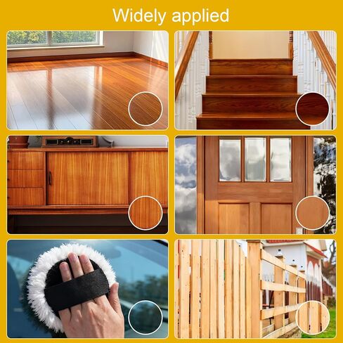 8 قطع من وسائد صوف الخراف، أداة توزيع من صوف الخراف مقاس 10.16 سم مع حزام مطاطي، وسادة وصمة عار من صوف الخراف قابلة لإعادة الاستخدام مناسبة للأثاث والأرضيات والتلميع وإزالة الشعر بالشمع والتلطيخ in Kuwait