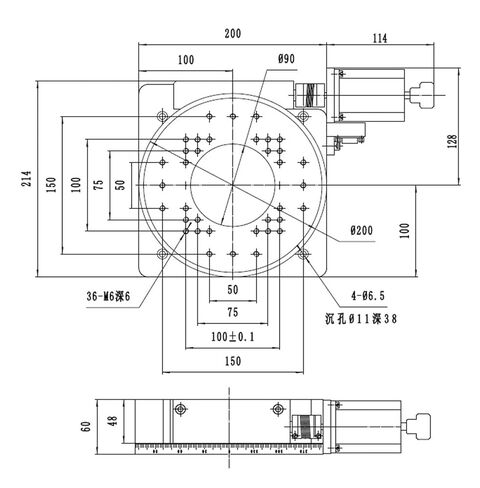 طاولة دوارة فهرسة الدودة PX110-200 مراحل دوران آلية مستمرة 360 درجة مراحل منصة الدوران مكتب دوار in Saudi Arabia
