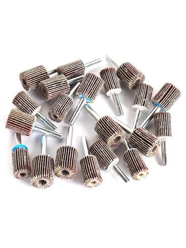 80 Grit Sanding Wheels 20PCS, 0.6in & 0.8in Rotary Tool Accessories for Grinding, Polishing, Drill Attachments in Saudi Arabia