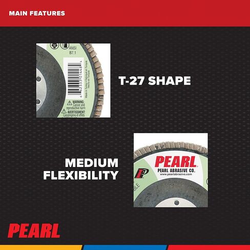 كاشط اللؤلؤ MAX4560ZT - 4.5& x 7/8 & 60 حصى Maxidisc عجلة رفرف زركونيا in Saudi Arabia