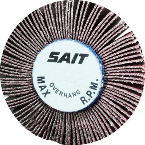 United Abrasives/SAIT 70099 2A Flap Wheel, 3 x 1 x 1/4, 40X, 10-Pack in Saudi Arabia