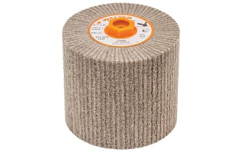 Walter 07M444 Blendex Linear Finishing Abrasive Drum - Fine Grit, 4-1/2 in. Finishing Drum for Surface Conditioning. Abrasive Tools and Accessories in Saudi Arabia