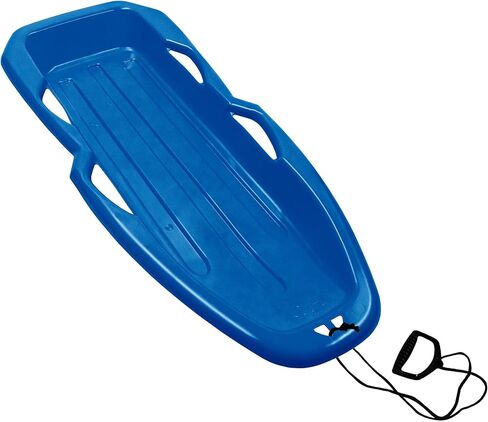 كريمة المعيشة H2O! عبوتان من رابتور بوغان - زلاجات ثلج بلاستيكية للأطفال والكبار، مزلقة لشخصين مع مقابض مدمجة وحبل سحب، أزرق in Kuwait