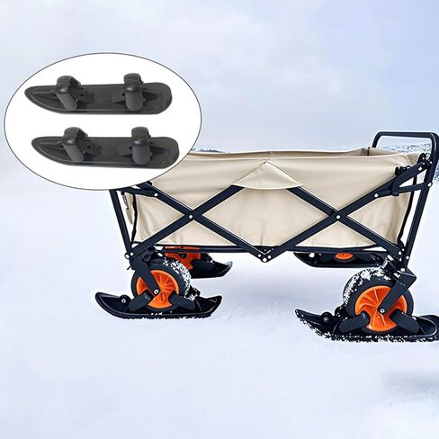 Colaxi 2 Pieces Snow Skis Snow Sledge Balance Bike into Sled Snowmobile Skiing Sled Attachment for Lakeside in Saudi Arabia
