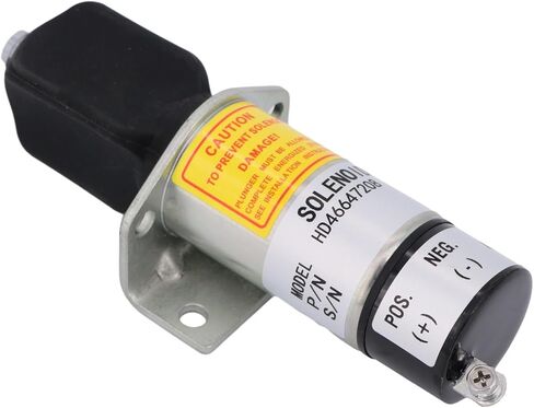 HOLDWELL 12V Stop Solenoid 1500-2134 1502-12C6G1B1 compatible with Woodward Shutdown Engine in Kuwait