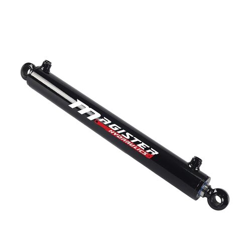 Magister Hydraulics Swivel Ball Welded Hydraulic Cylinder - 2.5" Bore × 18" Stroke × 1.5" Rod Swivel Eye Hydraulic Ram - Double Acting Hydraulic Piston 3000 PSI in Kuwait