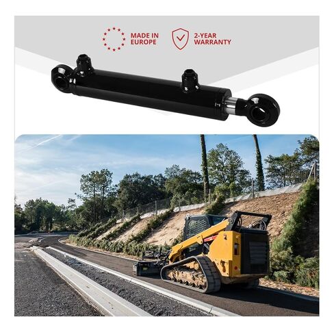 Magister Hydraulics Swivel Ball Welded Hydraulic Cylinder - 2.5" Bore × 18" Stroke × 1.5" Rod Swivel Eye Hydraulic Ram - Double Acting Hydraulic Piston 3000 PSI in Kuwait