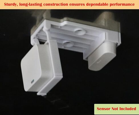 Garage Door Bracket Compatible with SimpliSafe Entry Sensor, Easy Setup, Durable Build, Pre-Installed Double-Sided mounting Tape & Pre-Cut Holes (Screws Included) (2 Pack) in Kuwait