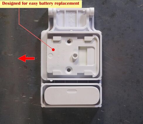 Garage Door Bracket Compatible with SimpliSafe Entry Sensor, Easy Setup, Durable Build, Pre-Installed Double-Sided mounting Tape & Pre-Cut Holes (Screws Included) (2 Pack) in Kuwait