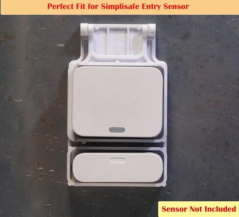 Garage Door Bracket Compatible with SimpliSafe Entry Sensor, Easy Setup, Durable Build, Pre-Installed Double-Sided mounting Tape & Pre-Cut Holes (Screws Included) (2 Pack) in Kuwait