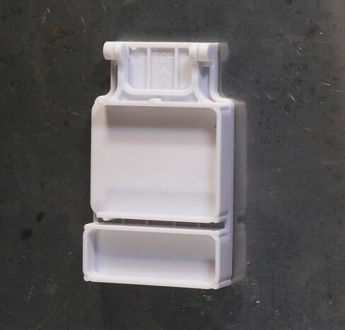 Garage Door Bracket Compatible with SimpliSafe Entry Sensor, Easy Setup, Durable Build, Pre-Installed Double-Sided mounting Tape & Pre-Cut Holes (Screws Included) (2 Pack) in Kuwait