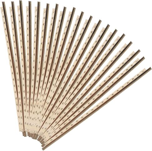 BESPORTBLE 19Pcs Classical Guitar Fret Wires Durable White Copper Frets for Electric Guitar Easy to Install Sound for Luthier Tools and Guitar Setup in Saudi Arabia