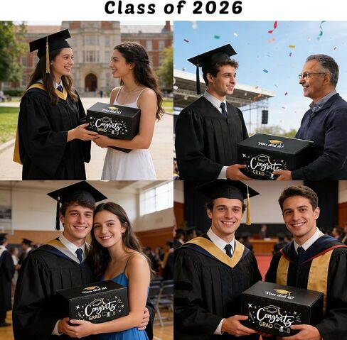 MUKOSEL 2026 Graduation Gifts, College High School Graduation Gifts Box Bulk with Compass Tumbler Bracelet Socks Thanks Card for Class of 2026 Graduates Girls Boys Women Men in Kuwait