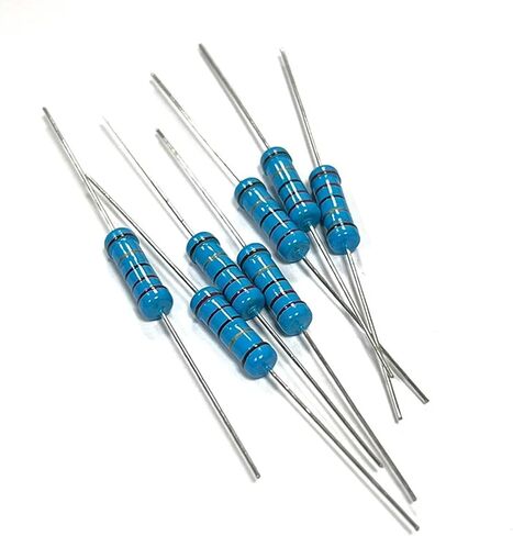 20 قطعة 2 واط مقاوم غشاء معدني 2R2 22R 220R 2K2 22K 220K 2.2 22 220 أوم R K دقة 1% 0.1R-10M مقاومة حلقة خمسة ألوان (MF 2W 22K 20 قطعة) in Kuwait