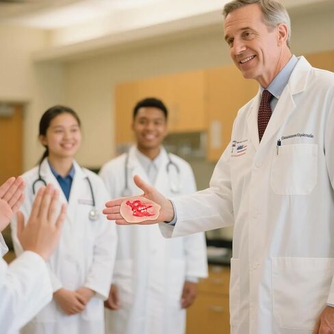 Adhesive Maxillofacial Wound Care Trainer, Exposed Denture Avulsion Simulator, Oral Trauma Simulation, Oral Injury Wound Model for Emergency Care Training in Kuwait