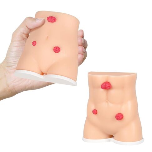 Stoma Demonstration Models Set of 2,Silicone Ostomy Simulator for Medical Teaching & Patient Education in Kuwait